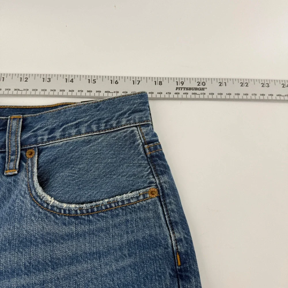 J.Crew High-Rise Straight Premium Edition Jeans Blue Denim Size 31 BT081